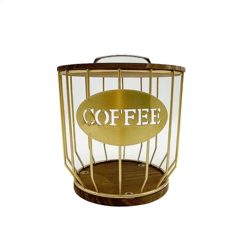 Panier de rangement universel de capsules de café, panier de tasse de café, support organisateur de dosettes de café Vintage noir pour la maison café Drop 240307