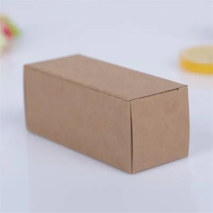 10 size Black white Kraft Paper cardboard box Lipstick Cosmetic Perfume Bottle Kraft Paper Box Oil Packaging Box LZ1416