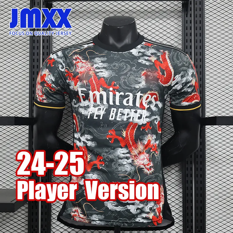 JMXX 24-25 Real Madrids Special Soccer Dragon Dragon Pre Match Training Mens Mens Jersey Man Football Shirt 2024 2025 Player Version