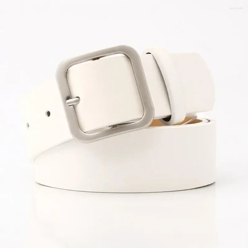 Cinture Cintura da donna Fibbia quadrata regolabile in ecopelle da donna per accessori per costumi Testa
