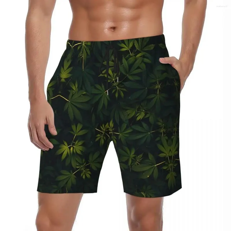 Shorts pour hommes Hawaiian Flower Tree Board Summer Cool 3D Pantalon court classique Hommes Running Surf Respirant Motif Maillot de bain