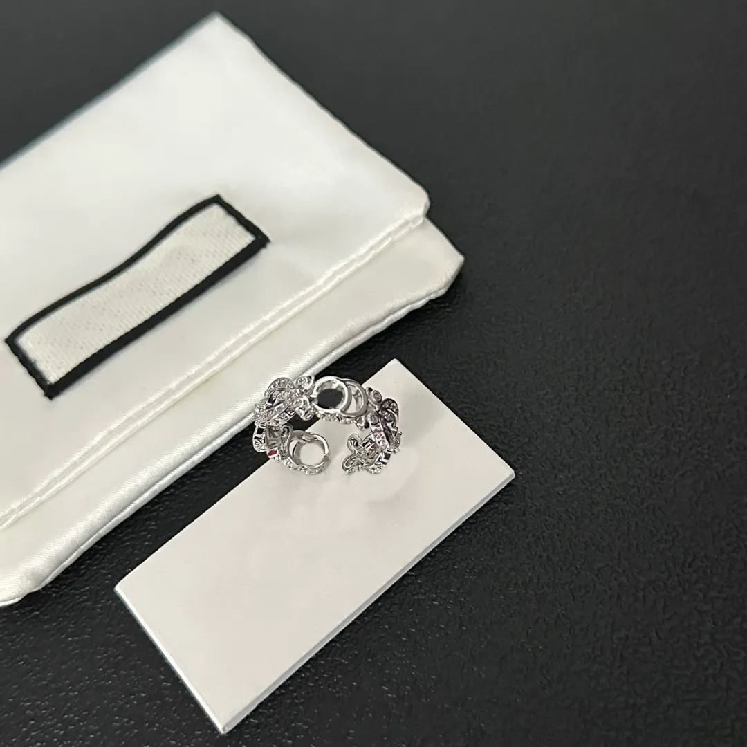 Designer ring lyxiga smycken ringar 925 diamantvatten diamant smycken ädelsten ring gåva