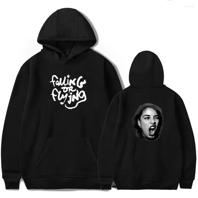 Kobiety z kapturem Jorja Smith Falling lub Flying Merch Graphics Unisex Trendy Casual Streetwear