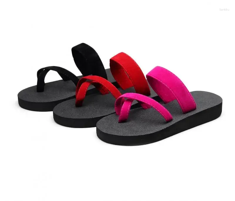 Casual Shoes 2024 Ladies Sandals Summer Herringbone Non-slip Sponge Cake Platform Beach Slippers