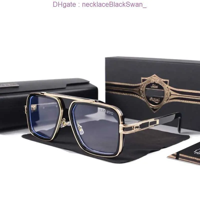 Occhiali da sole vintage quadrati Occhiali da sole da donna Fashion Designer Shades Luxury Golden Frame UV400 Gradient LXN-EVO DITA settantesimo vano loguat MOSG