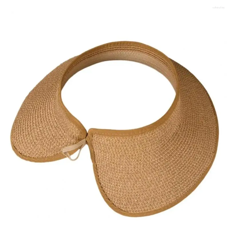 Berets Wide Brim Sun Hat Straw Straw for Summer Faction