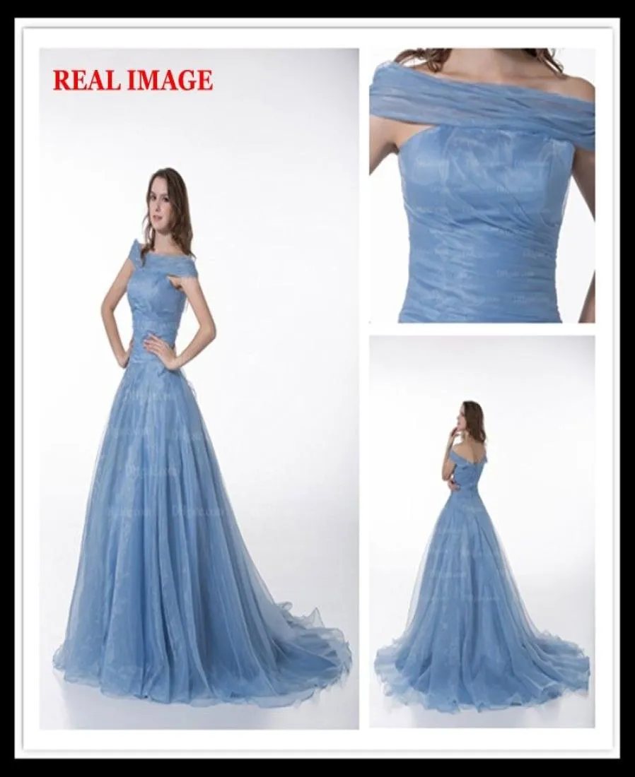 2015 Fashion Trend Portrait Ball Gowns Pleated Bling Organza Evening Dresses Court Train MZ0084521082