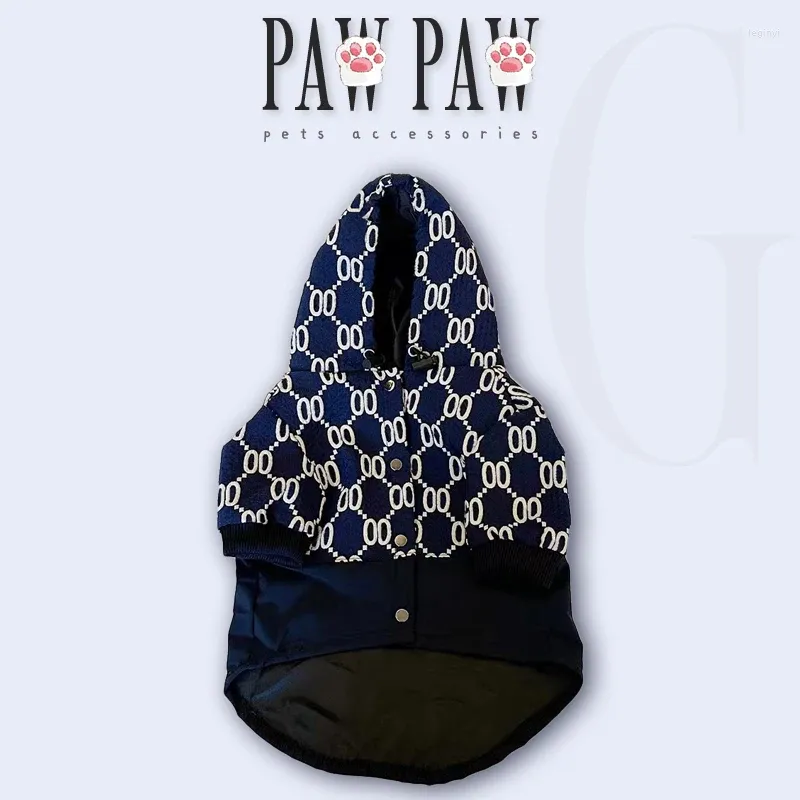 Hondenkleding PawPaw Stijlvolle hoodie-jas Cool Fashion Trendy huisdierkleding Ontwerper Pommeren Schnauzer Yorkshire West Highland