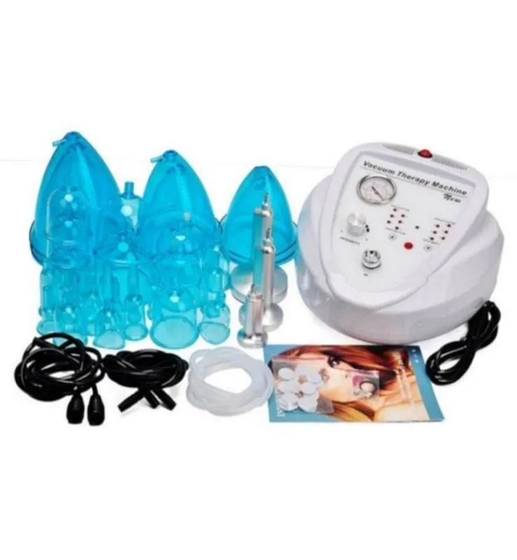 Nyaste design Blue 30CUPS 12 Justera modeller Celluliter Massage Body Slimming Butt Vakuumterapi Bröstförstoring Maskin Buttock4650024