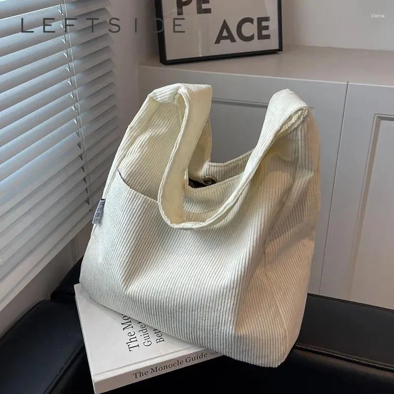 Grands sacs à bandoulière en toile pour femmes, fourre-tout tendance de styliste, sac latéral d'hiver, Style décontracté, Shopping, sacs à main de voyage