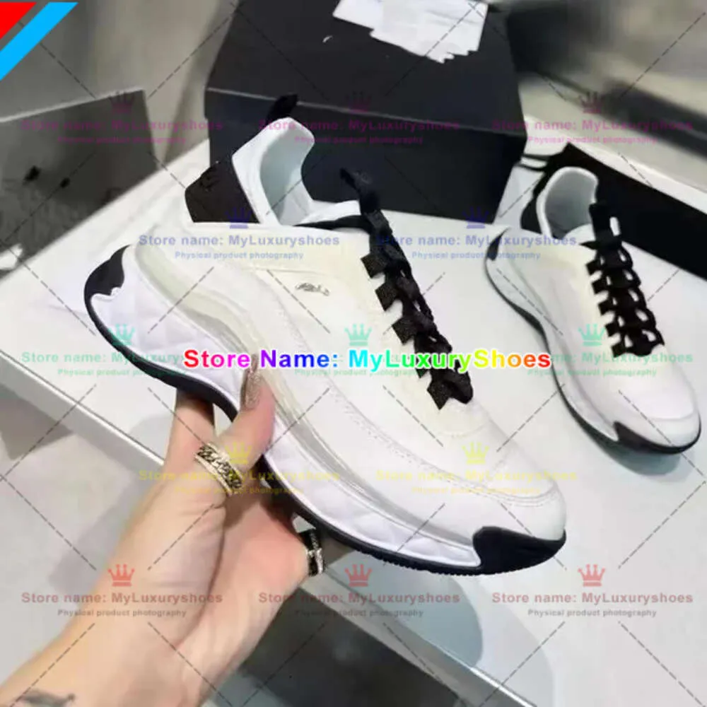 2024 Designer Scarpe da corsa Chanelshoes Brand Channel Sneakers Donna Luxury Lace-Up Scarpe casual Classic Trainer Sdfsf Tessuto effetto pelle scamosciata City Gsfs 417