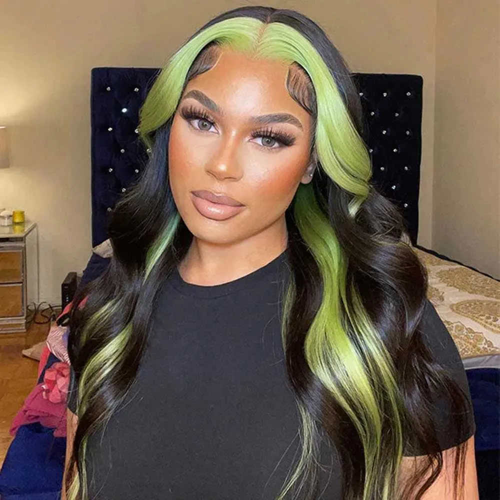 Streaks Heat Resistant Fiber Hair Synthetic Lace Front Wigs - #F130C Iressawig Synthetic Wig - Premium Futura Fibre 13X4 main image 3