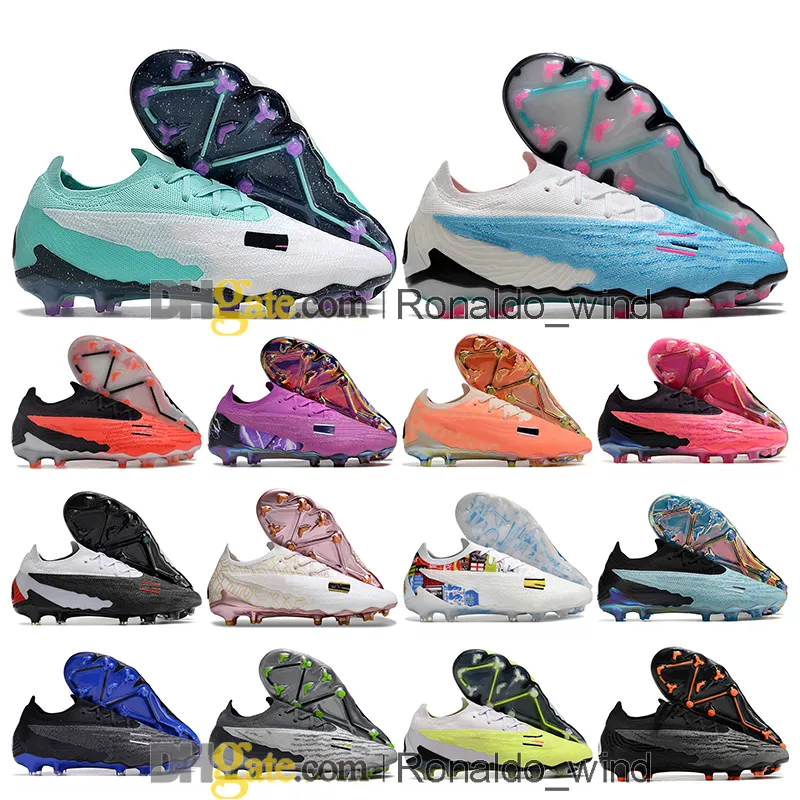 هدية حقيبة رجالي أعلى قمم كرة القدم أحذية كرة القدم Phantom GX Elite Link FG Firm Ground Cleats Neymar ACC GT2 Ghost Soccer Shoes Outdoor Trainers Botas de Futbol