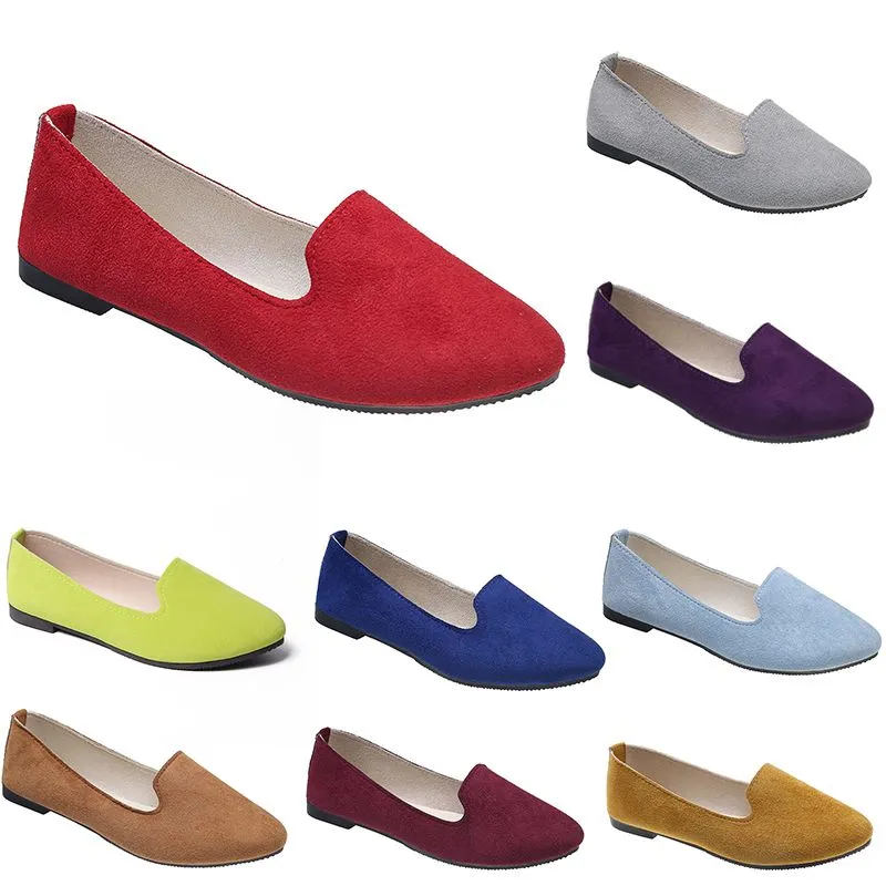 Sapatos casuais femininos confortáveis treinador laranja preto vermelho amarelo roxo verde pêssego roxo rosa tênis ao ar livre tendências senhoras deslizamento plano trabalho sapato de maternidade B004