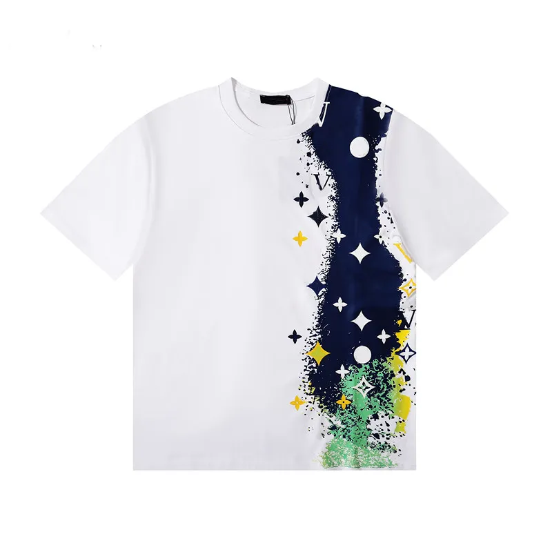 24SS 디자이너 캐주얼 Tshirts Mens 클래식 레터 인쇄 셔츠 패션 티셔츠 여름 파리 Unsex Cotton Tops Tee Sport