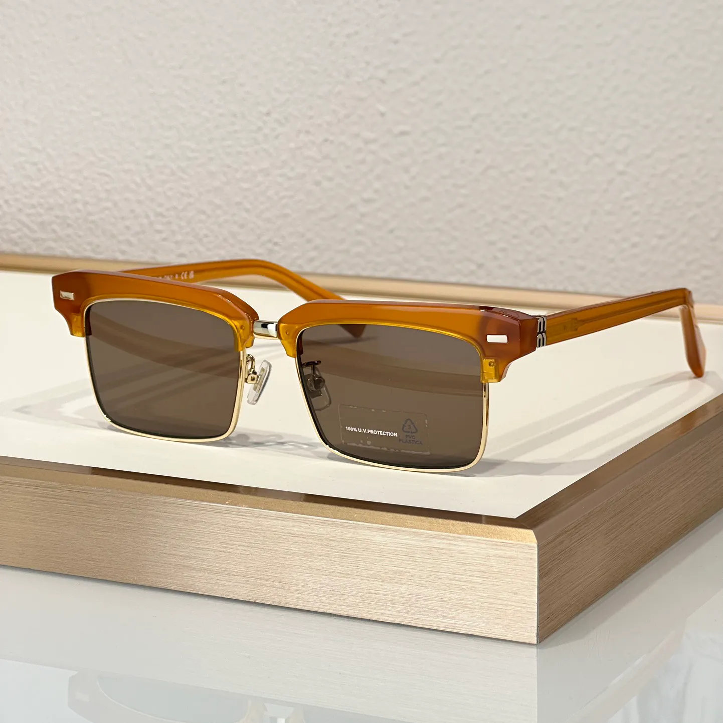 Sunglasses Square Full Frame CR39 Lenses UV Protection 