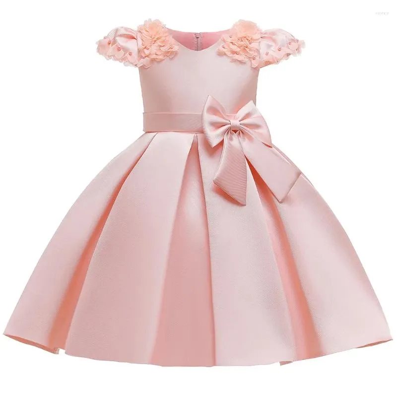 Sukienki dla dziewczynek fantazyjna księżniczka dla dziewcząt moda bok sukienki ślubne dla dzieci kostium ubrania