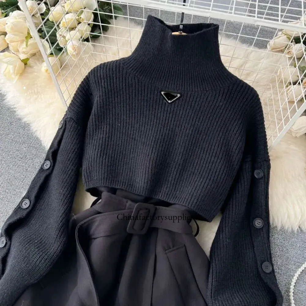 2023 Winter gentle fashion style knitted vest designer sweater temperament dress set China's first-class main brand creation megogh-15 CXG231161
