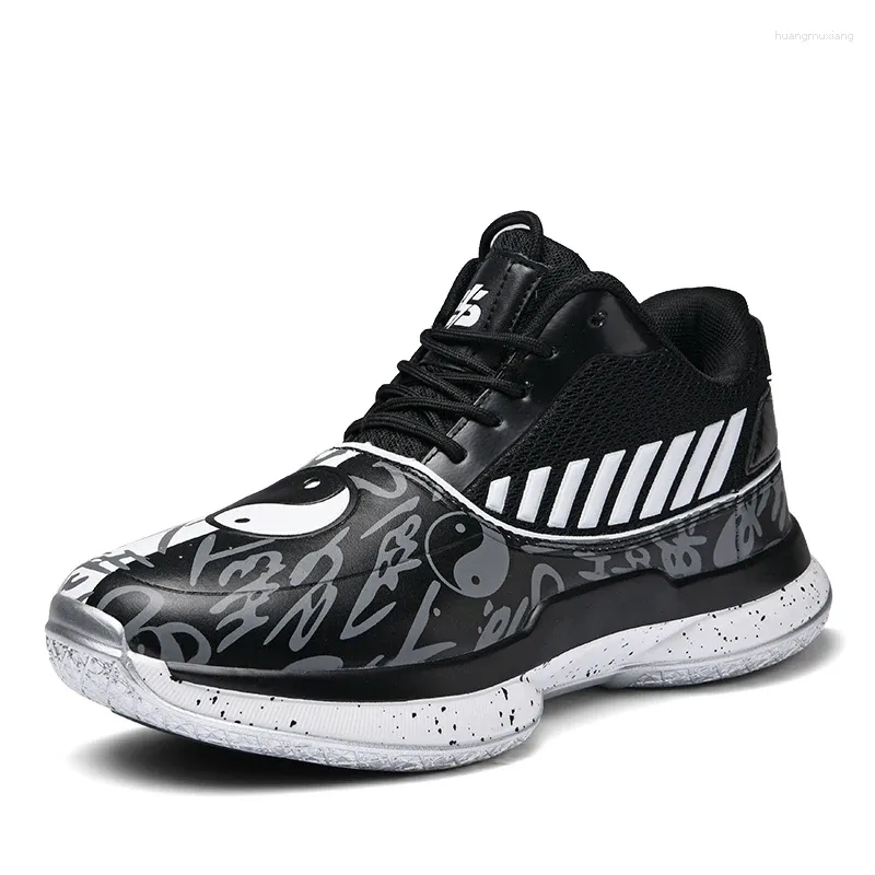 Basketball Shoes Men's For Women Leather Outdoor Basket Boots Brand Design Sports Men Training Sneakers Male Footwear