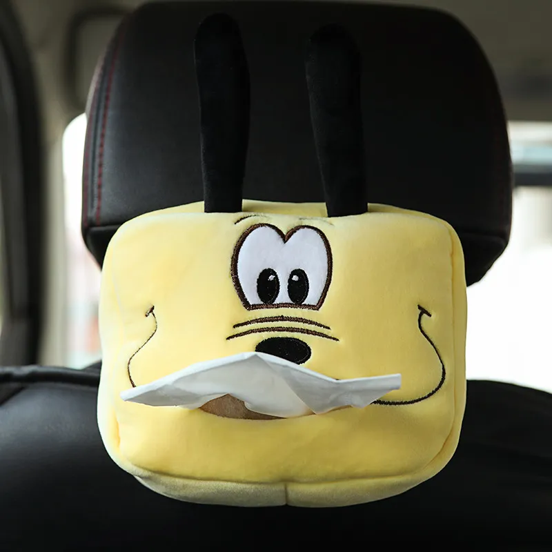 Cute cartoon car tissue box figure creative car multi-functional