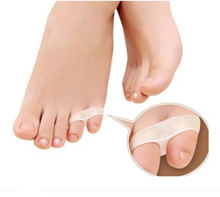 1Pair LittleToe Pinkie Thumb For Daily Use Hallux Valgus foot Silicone Gel Toe Bunion Guard Foot Care Little Toe Separator5577194