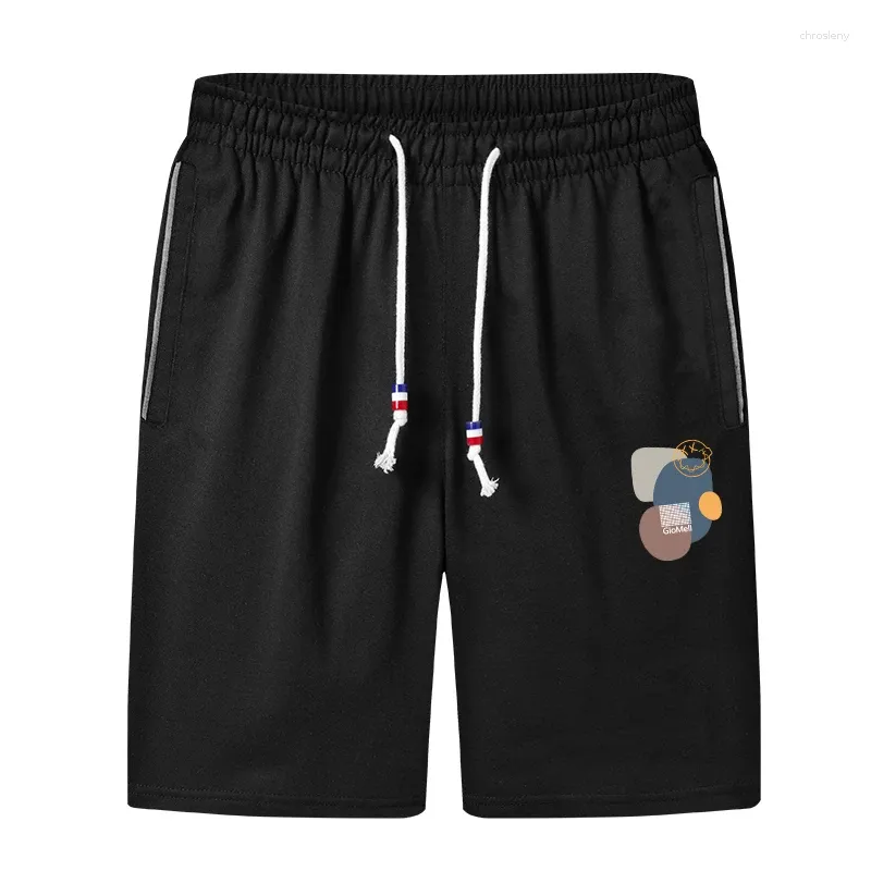 Mäns shorts 2024 Summer Bermuda Loose Straight Barrel Beach Fashion Sticked Plus-Size Casual Pants 6xl Basketball