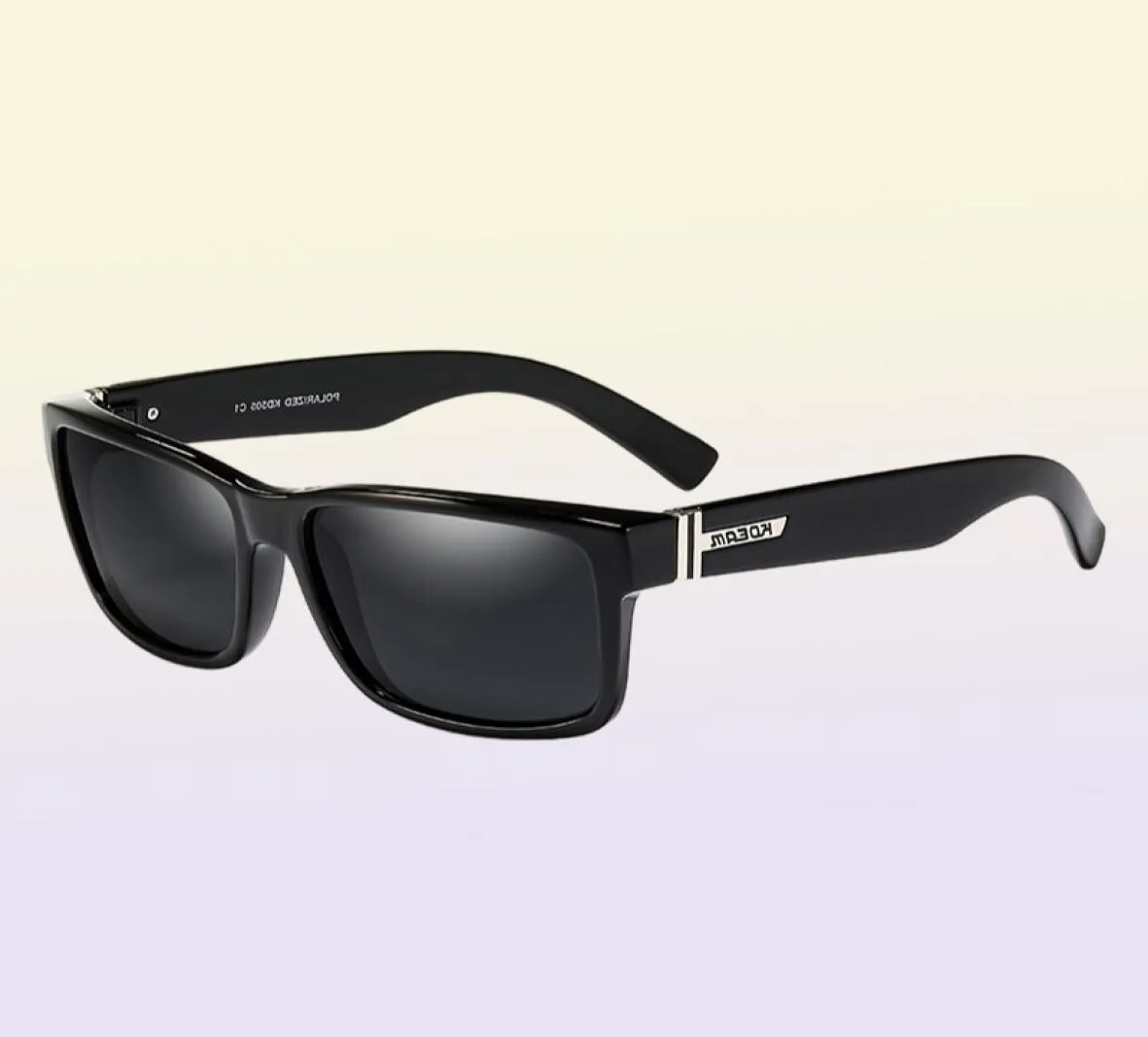 KDEAM Polarisierte Sport-Sonnenbrille für Herren und Damen, UV-Schutz, quadratische Sonnenbrille für Baseball, Fahren, Laufen, Angeln, Golf, CX2007063794431