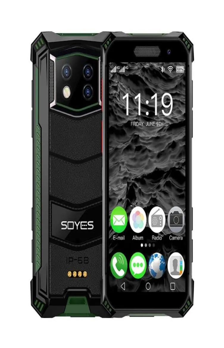 Soyes S10MAX 4G LTE visage débloqué téléphone intelligent d'empreintes digitales 4GB 64GB 128GB 3800mAh Mini téléphones portables NFC PTT étanche Androrid Mobil7460425