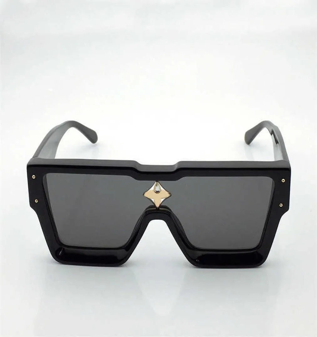 Mode Luxus Herren Cyclone Sonnenbrille Z1547 Vintage quadratischer Rahmen Rhomboid Diamant Brille Avantgarde einzigartiger Stil Top Qualität1968659
