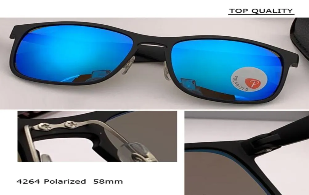 Men039s поляризационные мужские очки для вождения и рыбалки Digner 4264 Sun для линз для вспышки, винтажные очки Goggle Shad UV4005009478