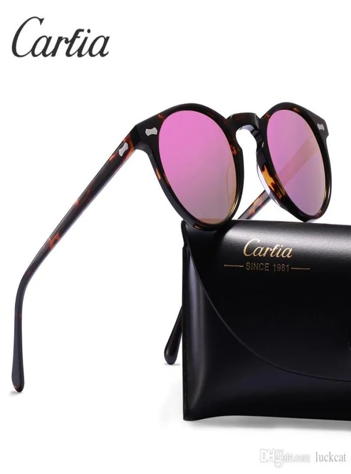 Spolaryzowane okulary przeciwsłoneczne Kobiety Carfia 5288 Owalne okulary przeciwsłoneczne dla mężczyzn Ochrona UV 400 Ochrona Acatate Dives 5 kolorów z Box7212645