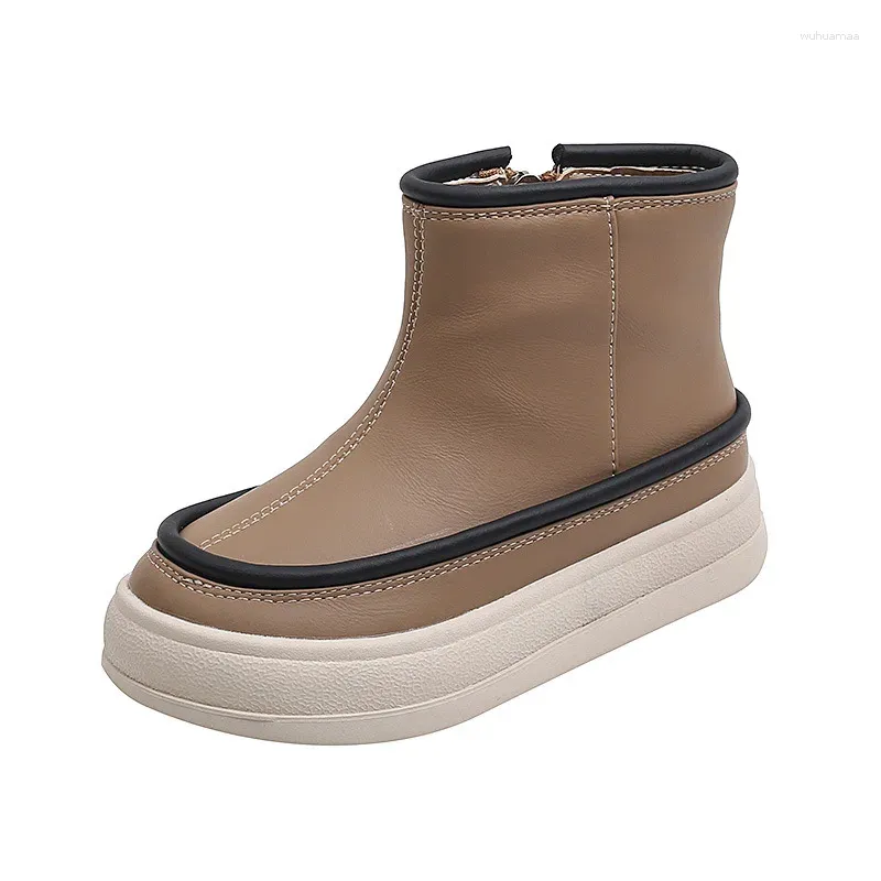 Botas Retro Montar para niños Otoño Invierno Tobillo Moda Niños Zapatos Girlsl Top Calidad Niños Bebé Cuero Peluche