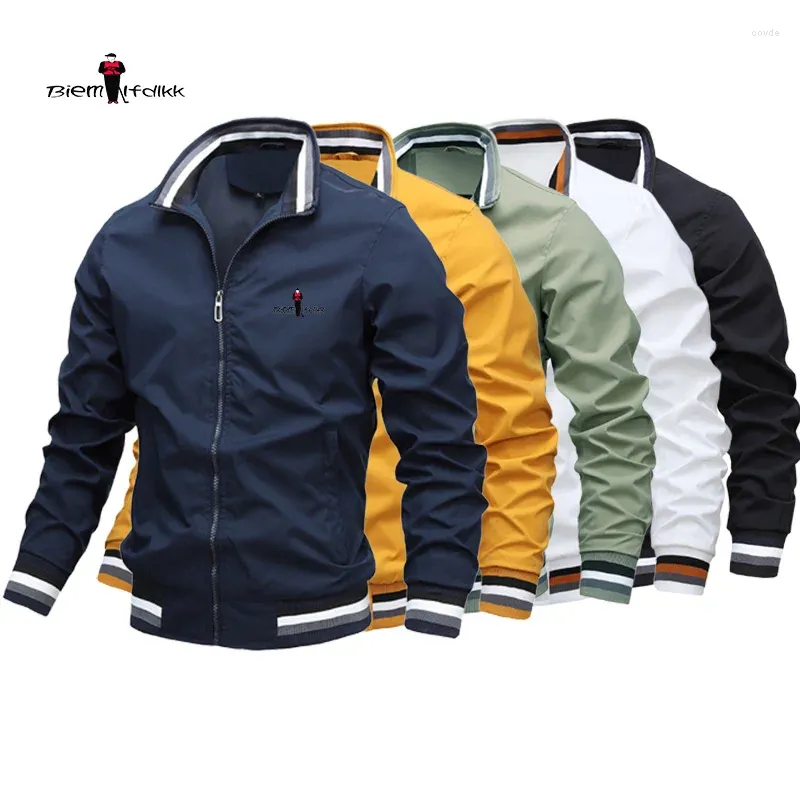 Herenjassen 2024 Veelzijdige Trendy Herfst En Winter Europese Amerikaanse Casual Bovenkleding Modemerk High-end