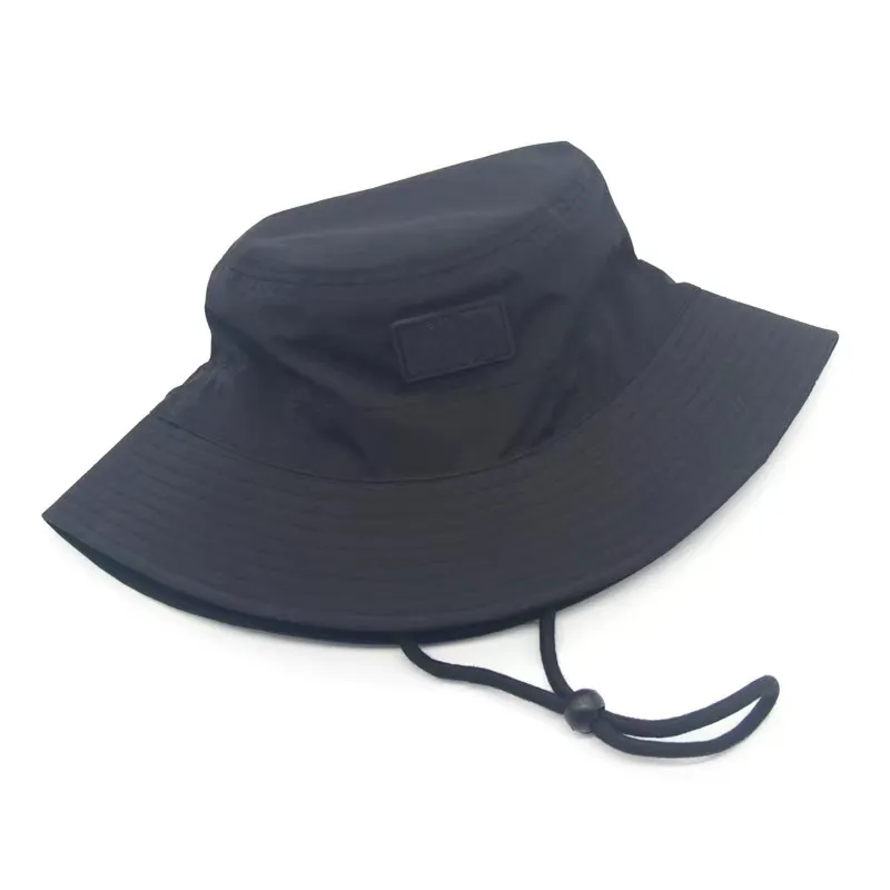 Chapeau de seau Designer Corde de traction à séchage rapide Coupe-vent et imperméable Été Pêche en plein air Hommes Femmes Visière fine et respirante