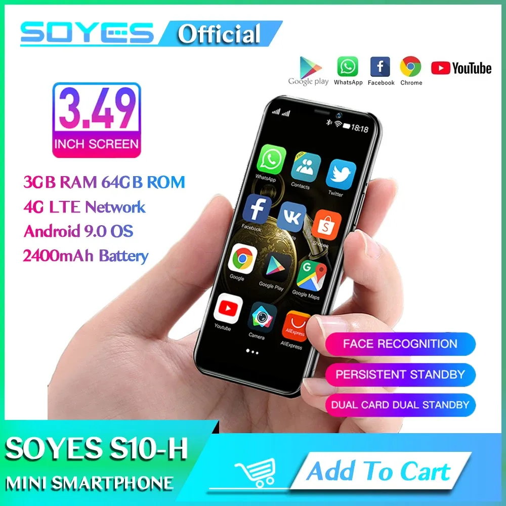 SOYES S10-H Mini Mobile Phone 4.0 in Screen 4G LTE 3GB RAM SOYES S10-H Mini Mobile Phone 4.0 in Screen 4G LTE 3GB RAM