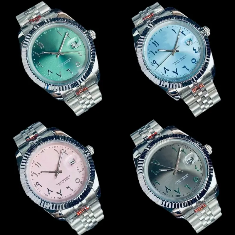 Designer wristwatch blue pink dial round waterproof quartz battery movement watches durable relojes fashion silver plated bezel watches high quality 40mm sb075 C4