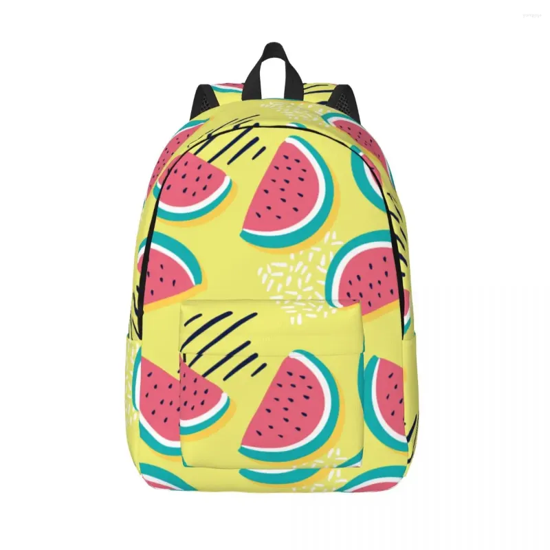 Backpack Schoolbag Student Watermelon Colorful Print Shoulder Laptop Bag School