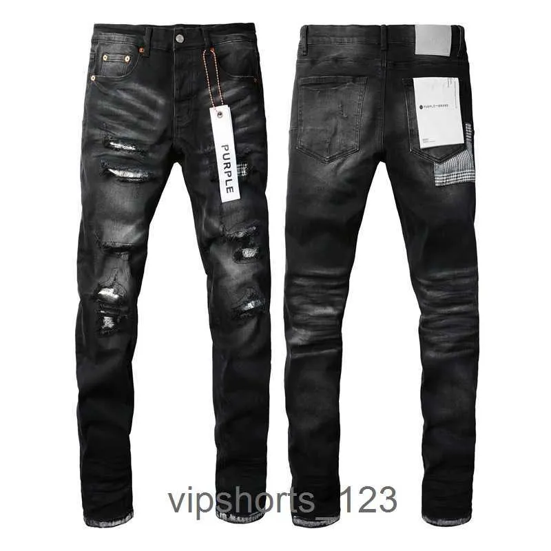 Lila jeans denim byxor mens jeans designer jean män svarta byxor highend kvalitet rak design retro streetwear casual sweatpants designers j sa9opurp