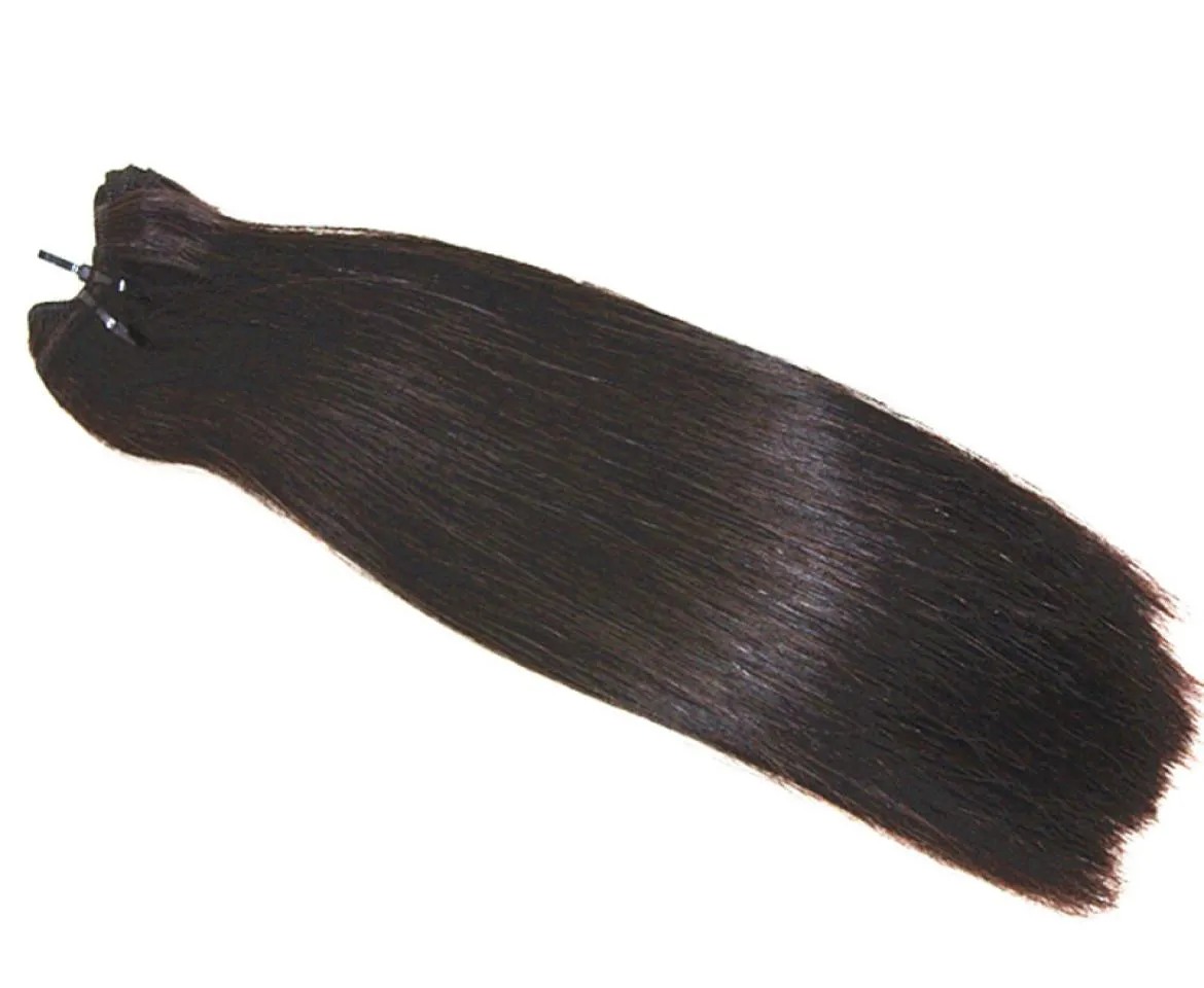 Dilys funmi cabelo duplo desenhado em linha reta feixes de cabelo brasileiro indiano peruano tramas de cabelo humano cor natural 822 inch2928472