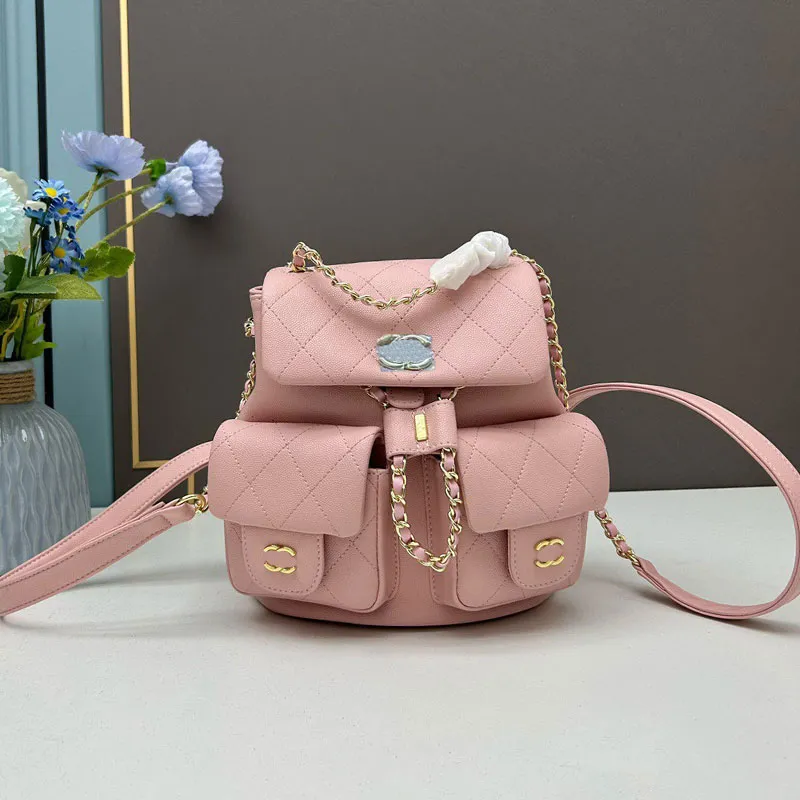 10a tasarımcı mini sırt çantası cc sırt çantası havyar çanta çanta lüks omuz çantası kitap çantası tasarımcı crossbody çanta kadın cüzdan kartı tutucu tasarımcı sırt çantası