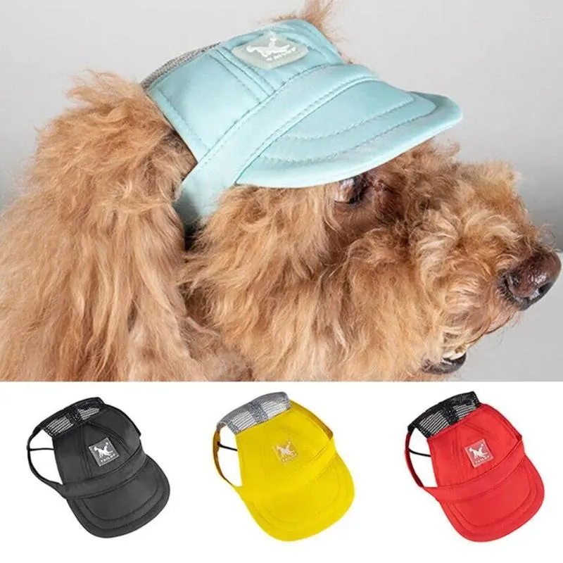 Psa odzieżowe czapki baseballowe Śliczne słoneczne czapki odporne na szczeniaki szczytowe koci