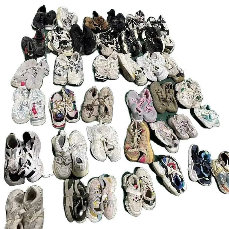 HBP Non-Marque Mixte baskets d'occasion en balles stock d'usine chaussures de course d'occasion en gros chaussures de sport d'occasion