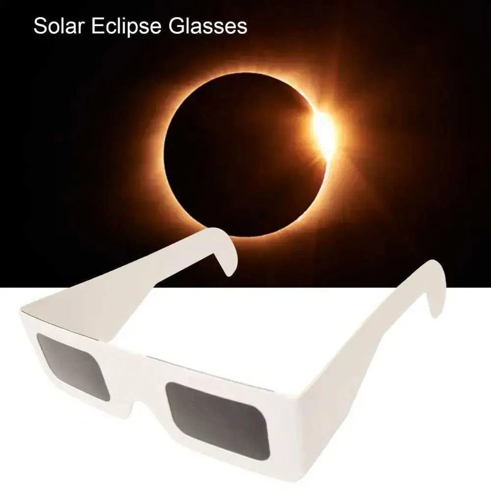 Okulary przeciwsłoneczne wąskie okulary Księżyca Księżycowe okulary 10/20/50 szt. Słońce okulary zabezpieczające Bezpieczeństwo Y240318