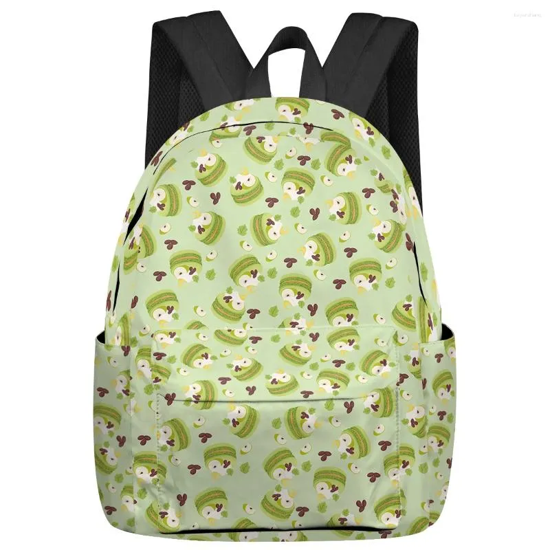 Backpack Macaron Green Women Man Plecaks Waterproof Multi Pieszerzy School for Student Boys Girls Laptop Pack Mochilas