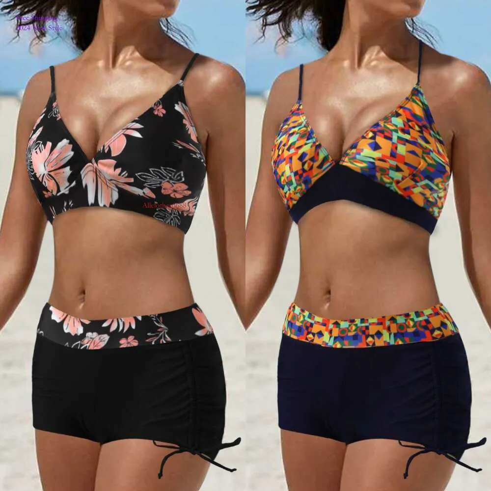 2024 delle donne del progettista bikini costumi da bagno delle donne della stampa della lettera bikini breve set perizoma moda reggiseno beach party sexy push up fasciatura costume da bagno