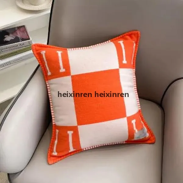 Casual kussensloop Gestreept kussen Scandinavische stijl Buitenautobankkussen Taillesteunkussen Gebreide kussens Kamerdecoratie Kussensloop H