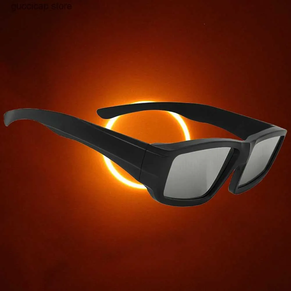Sunglasses 1/2/3/5 pack solar eclipse glasses ISO certified safety shadow solar eclipse observation glasses Y240318