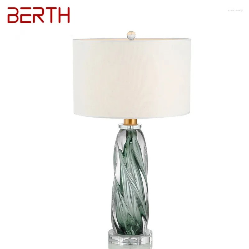 Table Lamps BERTH Nordic Glaze Lamp Modern Art Iiving Room Bedroom Study El LED Personality Originality Desk Light