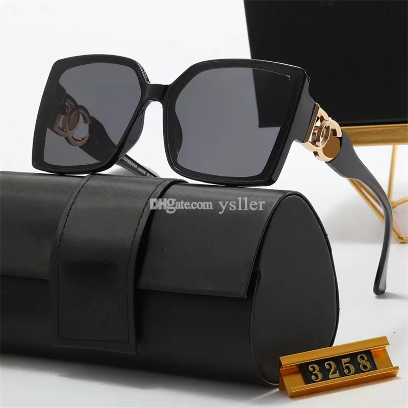 Designer Lens Eyeglass Men Solglasögon med Box Classic Brand Retro Women Sun Glasses Eyewear Pilot Sun Glasses UV Protection Specles