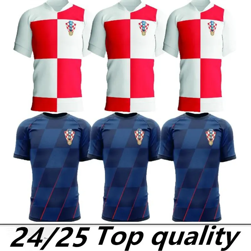 2024 Euro Cup Croatia National Soccer Jerseys, Modric, Perisic, Brozovic  Kits